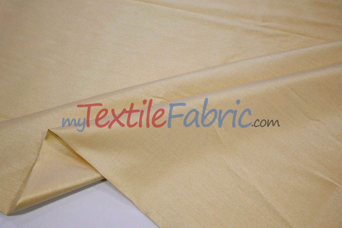 Polyester Silk Fabric | Faux Silk | Polyester Dupioni Fabric | Continuous Yards | 54" Wide | Multiple Colors |