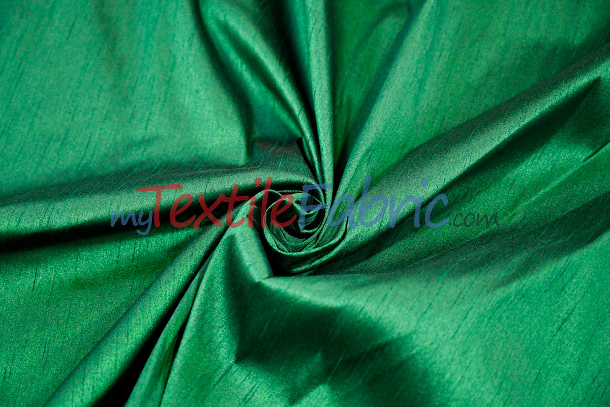 Polyester Silk Fabric | Faux Silk | Polyester Dupioni Fabric | Continuous Yards | 54" Wide | Multiple Colors |