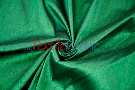 Polyester Silk Fabric - Faux Silk - Polyester Dupioni Fabric - Sample Swatch - 54&#34; Wide - Multiple Colors