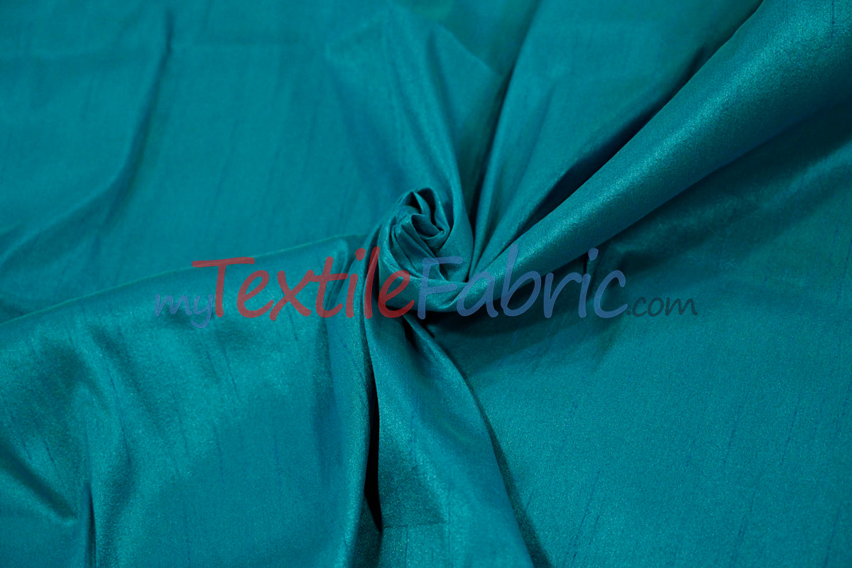 Polyester Silk Fabric | Faux Silk | Polyester Dupioni Fabric | Wholesale Bolt | 54" Wide | Multiple Colors |