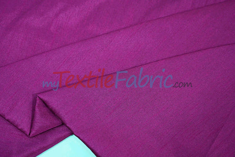 Polyester Silk Fabric | Faux Silk | Polyester Dupioni Fabric Yards & Bolts | 54" Wide | Multiple Colors