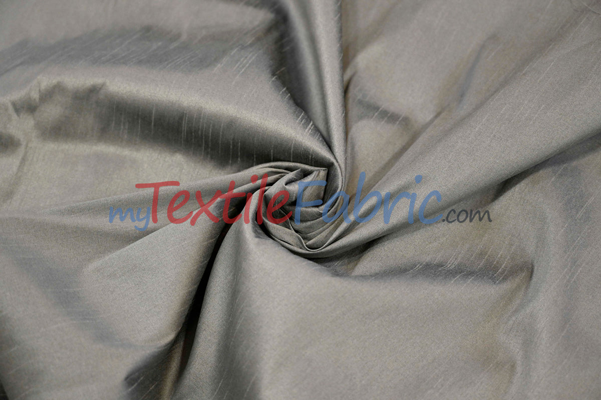 Polyester Silk Fabric | Faux Silk | Polyester Dupioni Fabric | Continuous Yards | 54" Wide | Multiple Colors |