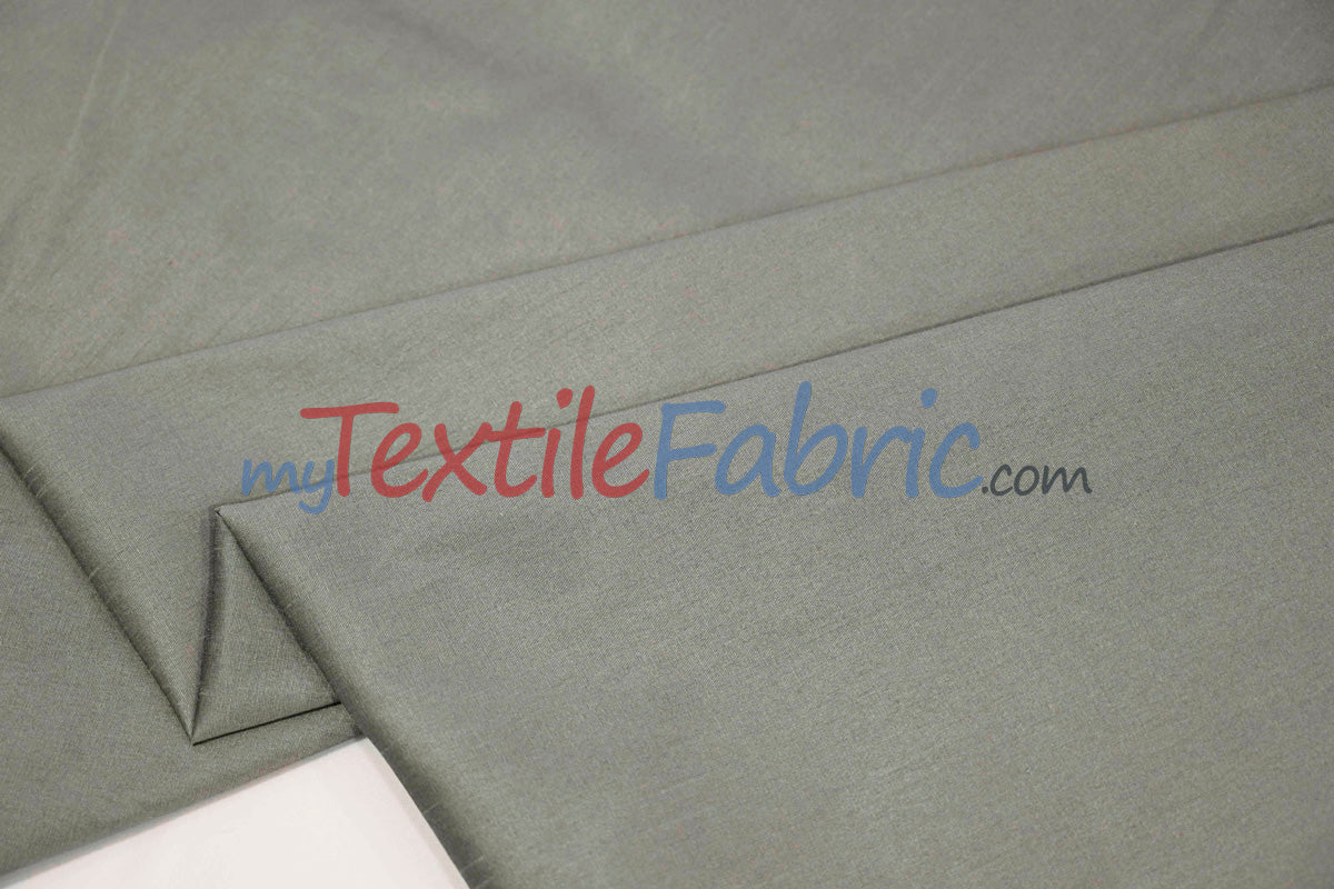 Polyester Silk Fabric - Faux Silk - Polyester Dupioni Fabric - Sample Swatch - 54&#34; Wide - Multiple Colors