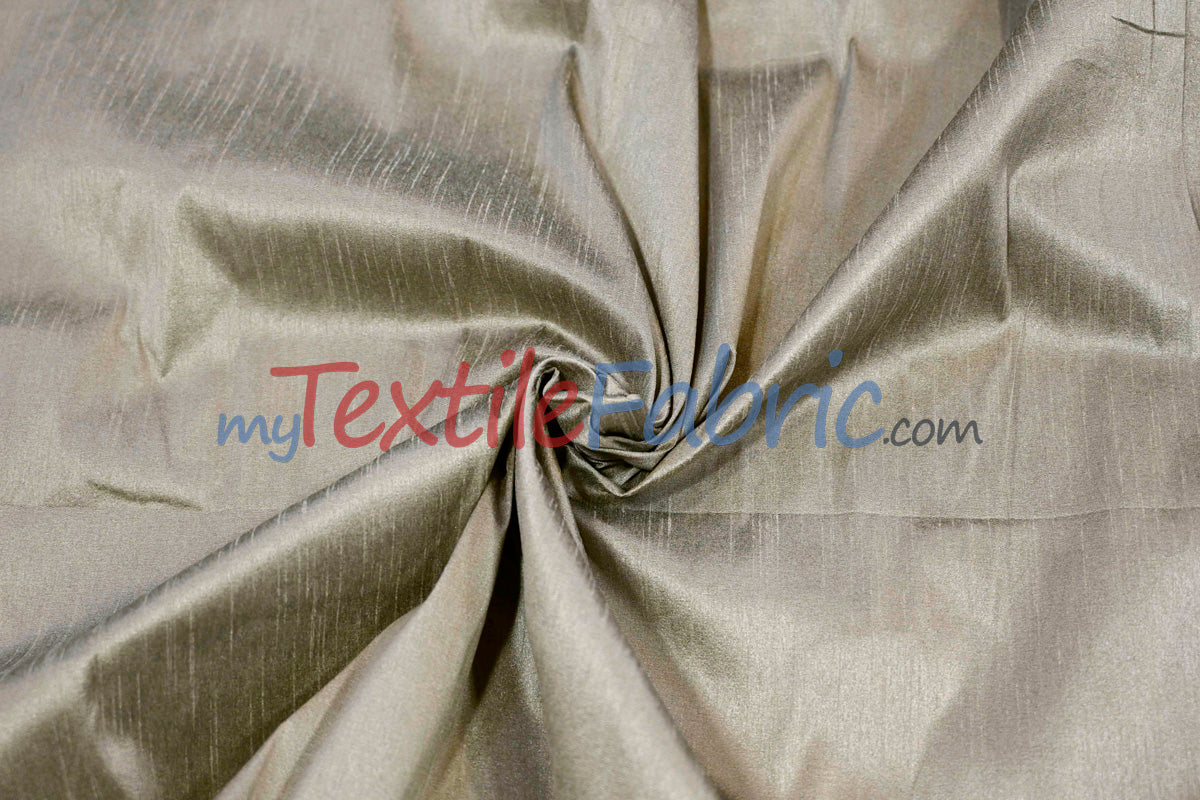 Polyester Silk Fabric | Faux Silk | Polyester Dupioni Fabric | Continuous Yards | 54" Wide | Multiple Colors |