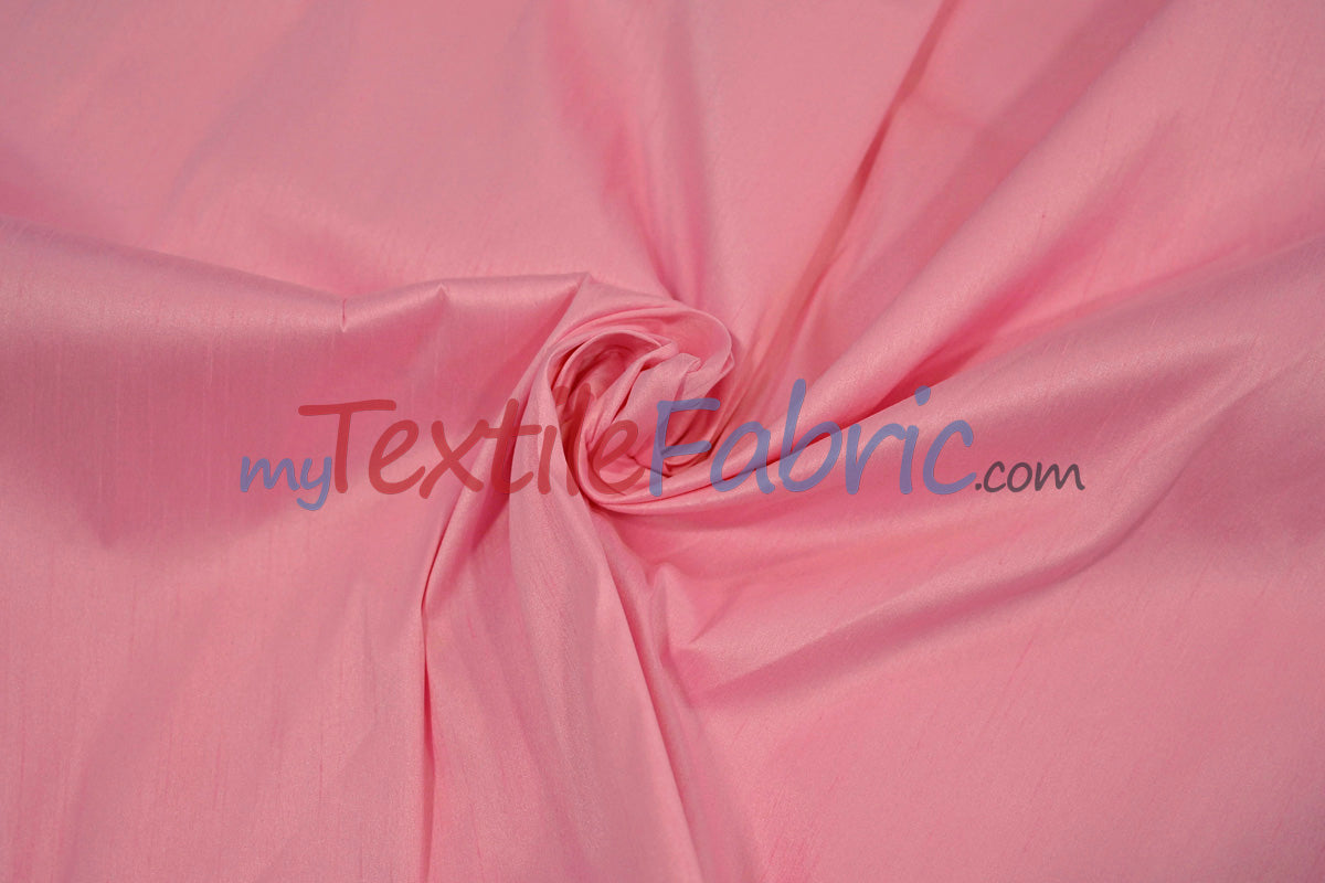 Polyester Silk Fabric | Faux Silk | Polyester Dupioni Fabric | Wholesale Bolt | 54" Wide | Multiple Colors |