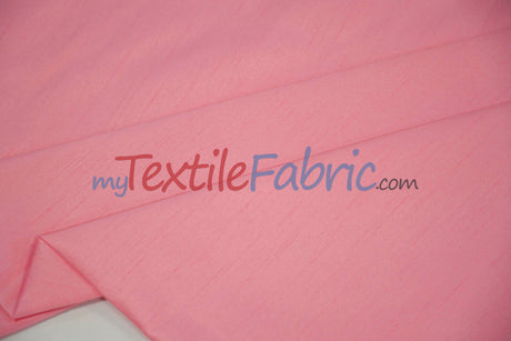 Polyester Silk Fabric | Faux Silk | Polyester Dupioni Fabric Yards & Bolts | 54" Wide | Multiple Colors