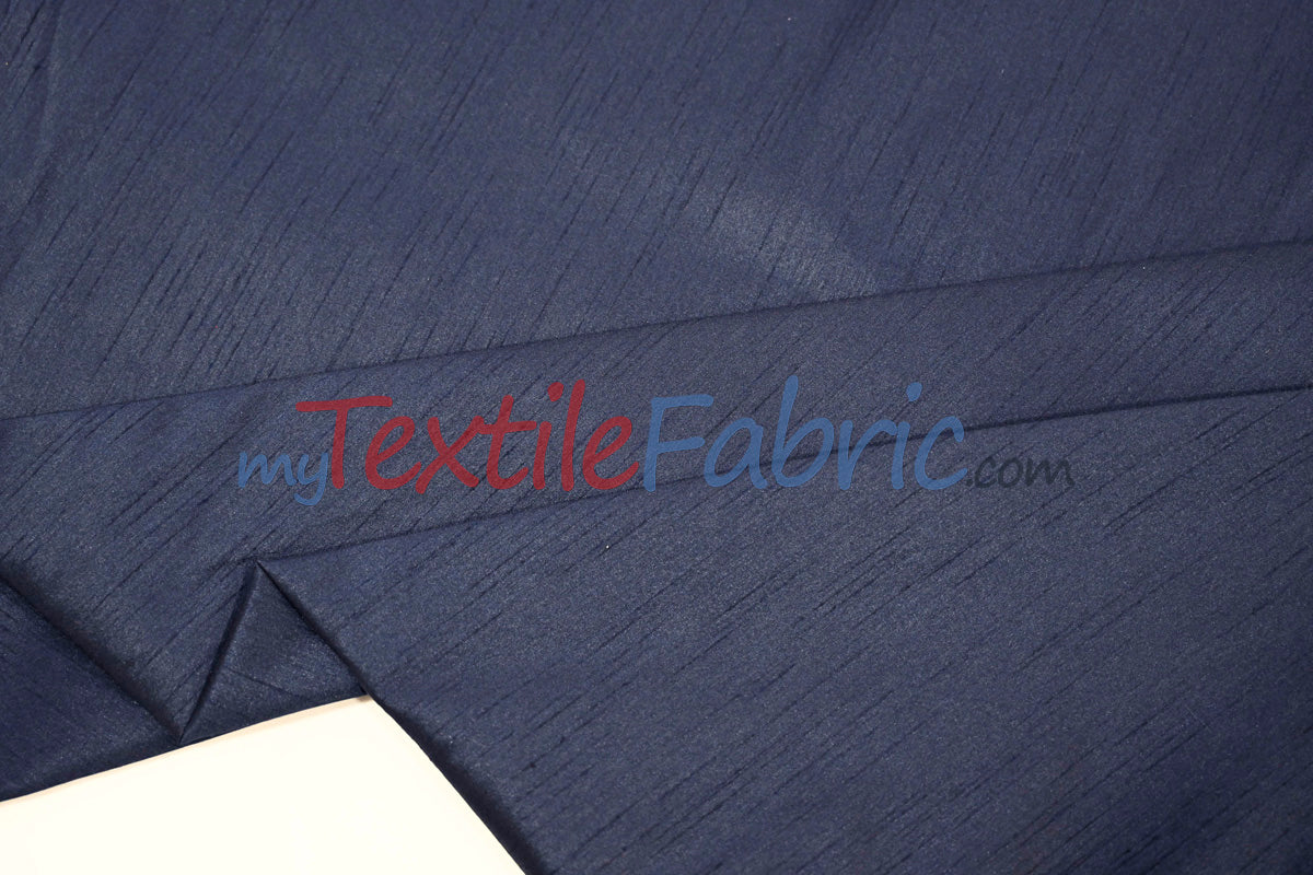 Polyester Silk Fabric | Faux Silk | Polyester Dupioni Fabric | Continuous Yards | 54" Wide | Multiple Colors |