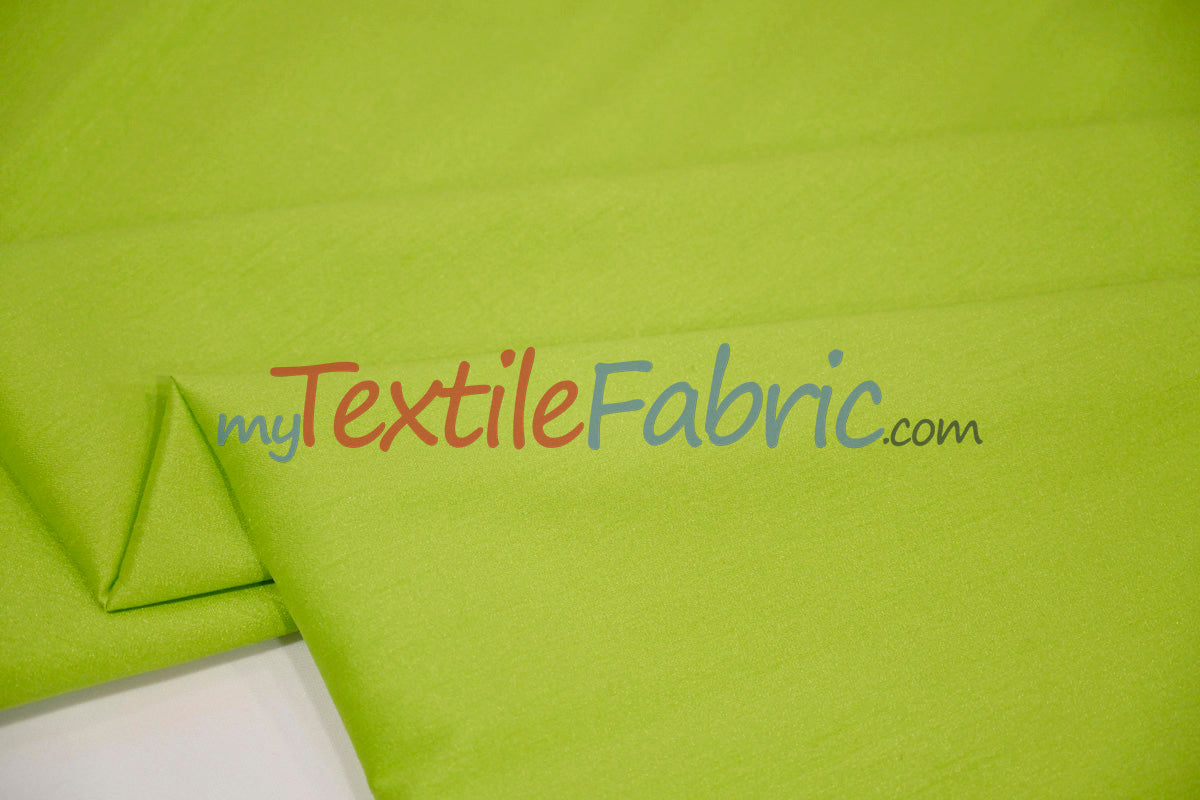 Polyester Silk Fabric | Faux Silk | Polyester Dupioni Fabric | Continuous Yards | 54" Wide | Multiple Colors |