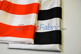 3" Stripe Satin Fabric | Soft Satin Stripe Charmeuse Fabric | 60" Wide | Multiple Colors