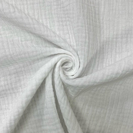 Double Layer Cotton Gauze Fabric | Soft Double Layer Muslin | 48" Wide | Double Cotton Gauze Fabric |