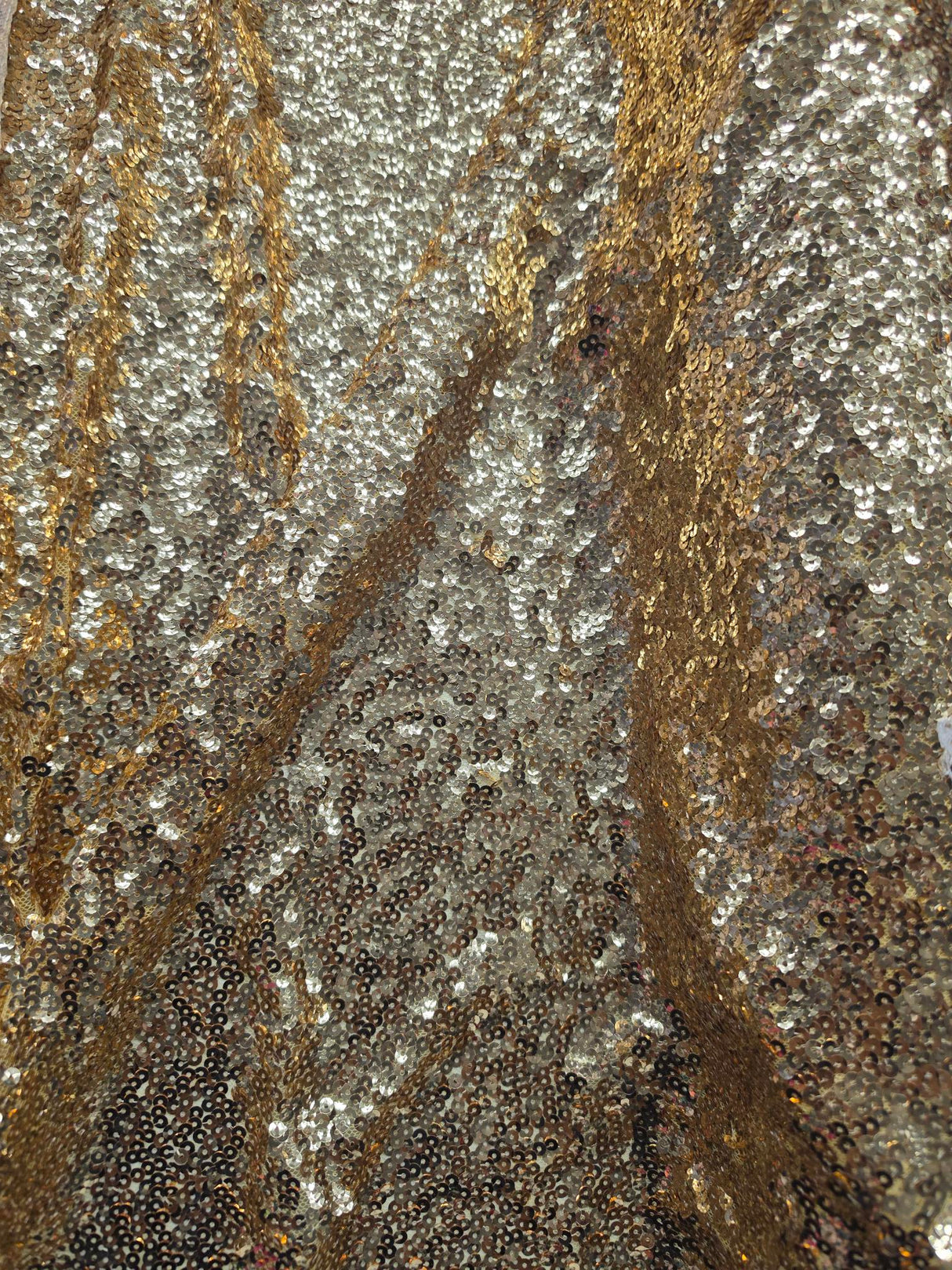 Gatsby Sequins Fabric | 6mm Flat Sewn Sequins on Mesh | 52" Wide | Multiple Colors |
