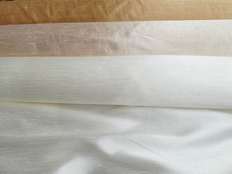 IFR Extra Wide Dupioni Silk | 100% Polyester Faux Dupioni Fabric | 120" Wide | Multiple Colors |