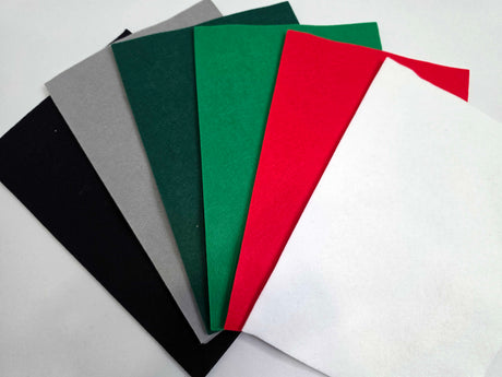 Premium Craft Felt Fabric | 72" Wide | Recycled Polyester | Kids Crafts, Apparel, Footwear & Tents | 5 Colors |