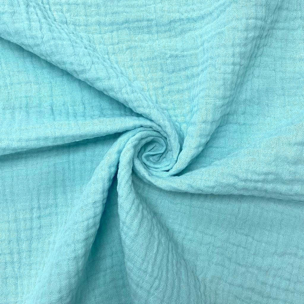 Double Layer Cotton Gauze Fabric | Soft Double Layer Muslin | 48" Wide | Double Cotton Gauze Fabric |