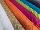Taffeta Pintuck Fabric | 2"x2" Diamond | Diamond Taffeta Fabric | 54" Wide | Multiple Colors |