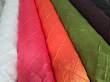Taffeta Pintuck Fabric | 4"x4" Diamond | Diamond Taffeta Fabric | 58" Wide | Multiple Colors Yards & Bolts