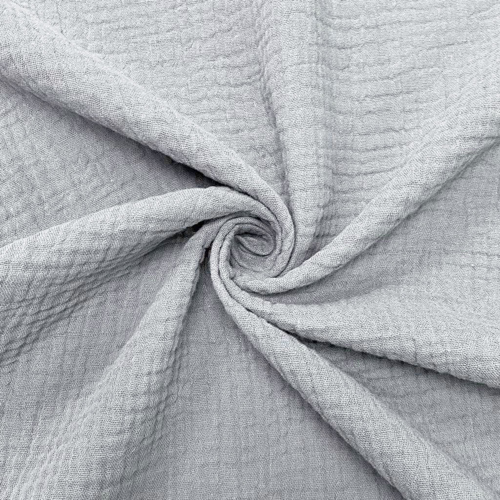 Double Layer Cotton Gauze Fabric | Soft Double Layer Muslin | 48" Wide | Double Cotton Gauze Fabric |