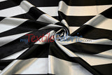 3" Stripe Satin Fabric | Soft Satin Stripe Charmeuse Fabric | 60" Wide | Multiple Colors