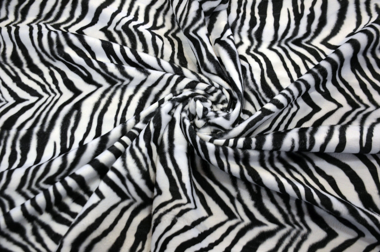 Velboa Faux Fur Fabric by the Yard | 60" Wide | Cow Velboa | Zebra Velboa | Leopard Velboa |