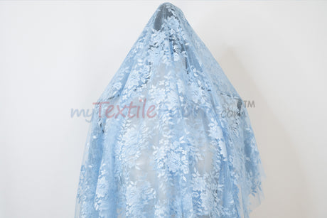 Chantilly Lace Fabric | 52” Wide | Elegant Floral Lace for Bridal & Formalwear