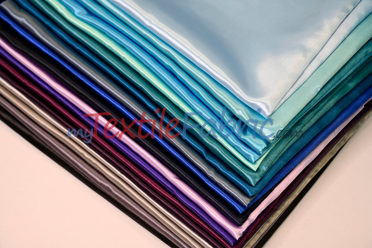 Bridal Satin Fabric | Shiny Bridal Satin | 60" Wide | Multiple Colors | Yards & Bolts