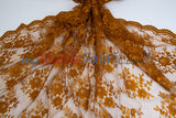 Chantilly Lace Fabric | 52” Wide | Elegant Floral Lace for Bridal & Formalwear