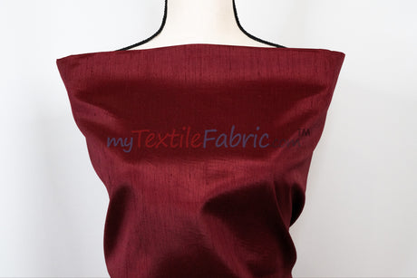 IFR Extra Wide Dupioni Silk | 100% Polyester Faux Dupioni Fabric | 120" Wide | Multiple Colors |