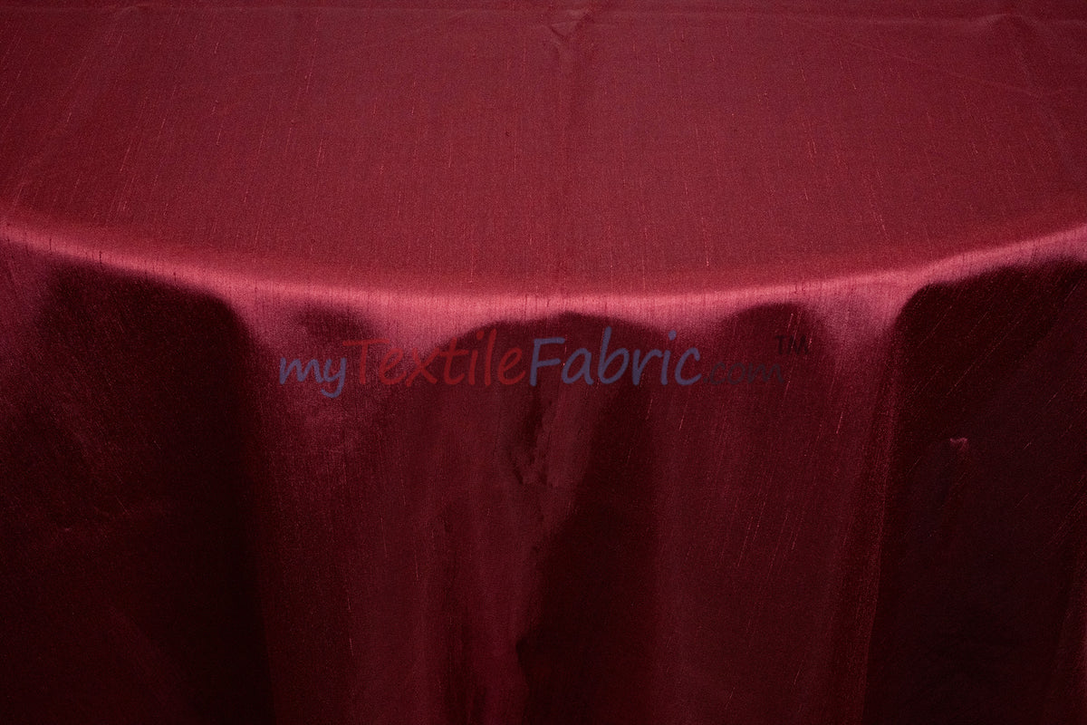 IFR Extra Wide Dupioni Silk | 100% Polyester Faux Dupioni Fabric | 120" Wide | Multiple Colors |