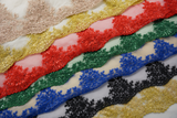 Camilla Embroidery Fabric | Bridal Lace Design YX 1098 | 52" Wide |