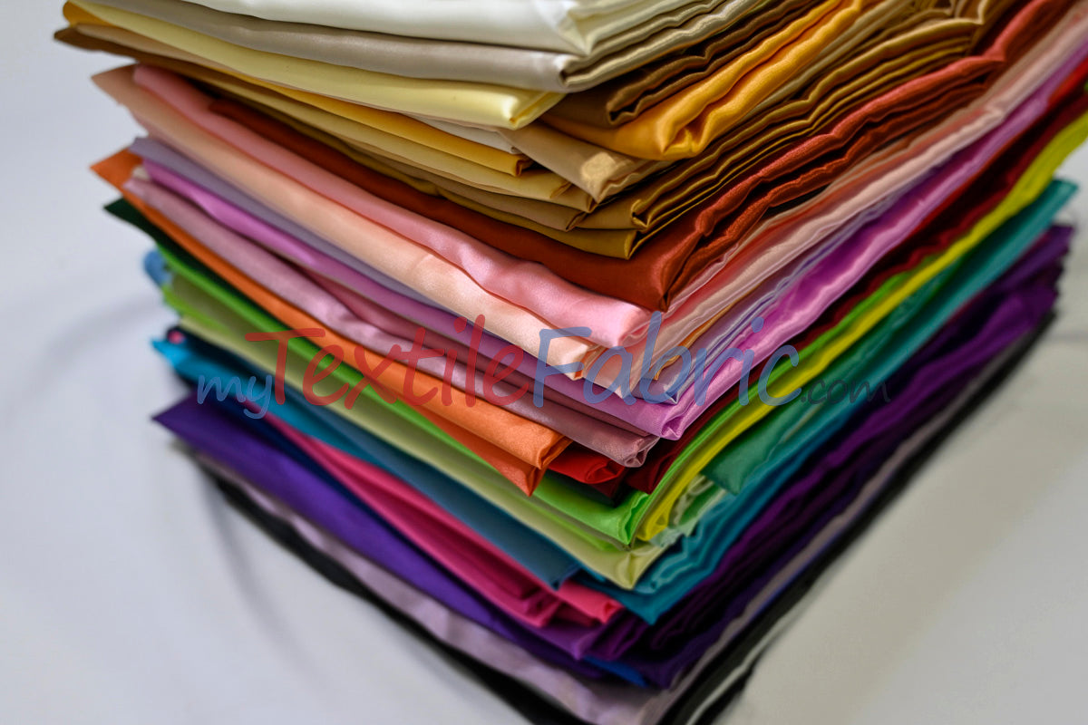 Charmeuse Satin Fabric | Silky Soft Satin | 60" Wide | Wholesale Bolt Only | Multiple Colors |