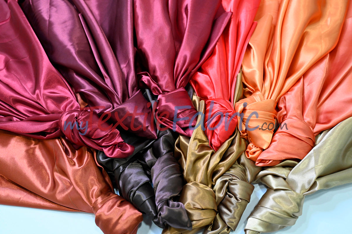 Charmeuse Satin Fabric | Silky Soft Satin | 60" Wide | Wholesale Bolt Only | Multiple Colors |