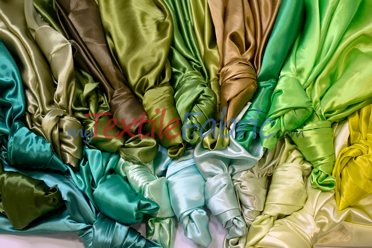 Charmeuse Satin Fabric | Silky Soft Satin | 60" Wide | Wholesale Bolt Only | Multiple Colors |