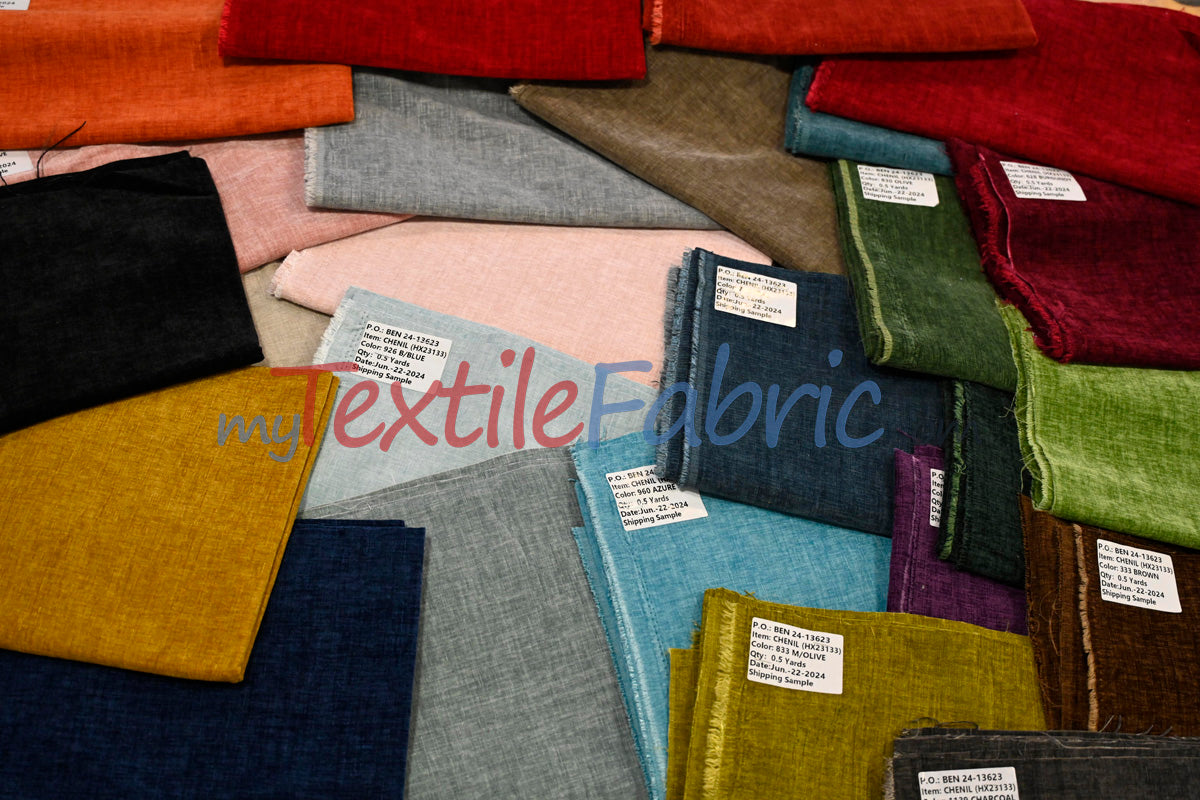 Chenille Fabric | 60" Wide | Ultra Soft Velvety Upholstery & Apparel Fabric