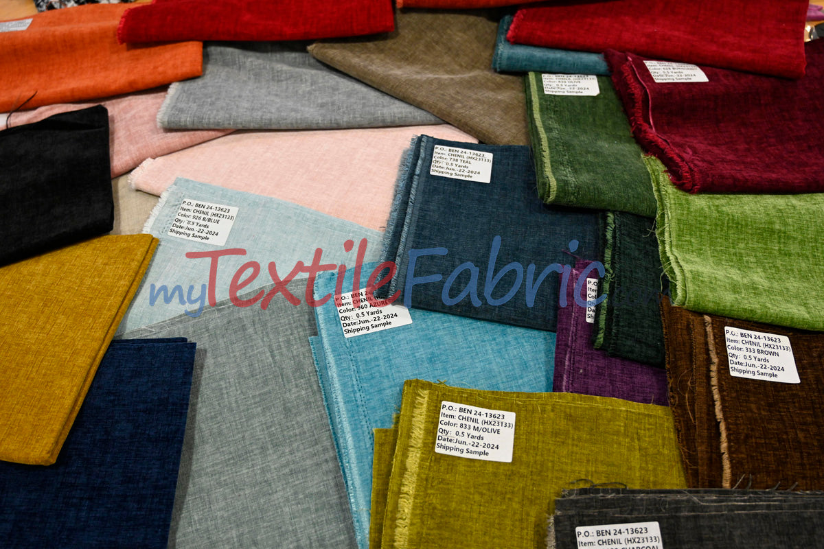 Chenille Fabric | 60" Wide | Ultra Soft Velvety Upholstery & Apparel Fabric