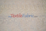 Cotton Eyelet Embroidery Design ONE | Double Scallop Finish | 80% Polyester 20% Cotton | 52” Wide