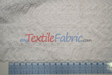 Cotton Eyelet Embroidery Design ONE | Double Scallop Finish | 80% Polyester 20% Cotton | 52” Wide