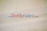 Cotton Eyelet Embroidery Design SIX | Double Scallop Finish | 80% Polyester 20% Cotton | 52” Wide