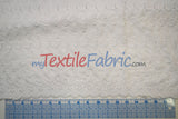 Cotton Eyelet Embroidery Design SIX | Double Scallop Finish | 80% Polyester 20% Cotton | 52” Wide