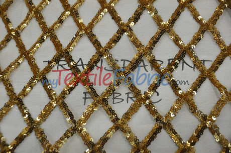 Luxury Glitz Sequins Lace Fabric | Bridal Lace Fabric | 54" Wide | Multiple Colors | Sequins Fabric by the Yard |