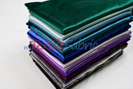 BT Royal™ Plush Velvet Fabric | Soft and Plush Non Stretch Velvet Fabric | 60" Wide | Apparel, Decor, Drapery and Upholstery Weight | Multiple Colors