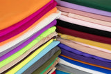 Nylon Spandex 4 Way Stretch Fabric | 60" Width | Great for Swimwear, Dancewear, Waterproof, Tablecloths, Chair Covers | Multiple Colors |