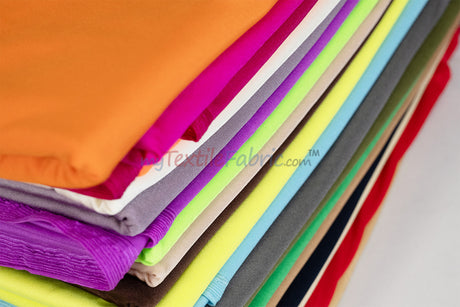 Nylon Spandex 4 Way Stretch Fabric | 60" Width | Great for Swimwear, Dancewear, Waterproof, Tablecloths, Chair Covers | Multiple Colors |