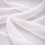 Black and White Italian Hard Net Crinoline Fabric | Petticoat Fabric | 54" Wide | Very Hard Stiff Netting Fabric is used to give Volume to Dresses |