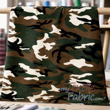 Army Camouflage Cotton Print | 100% Cotton Print | 60" Wide | Cotton Camouflage Fabric |