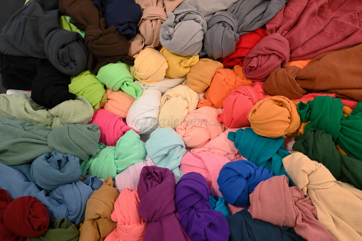 100% Cotton Gauze Fabric | Soft Lightweight Cotton Muslin | 48" Wide | Yards & Bolts