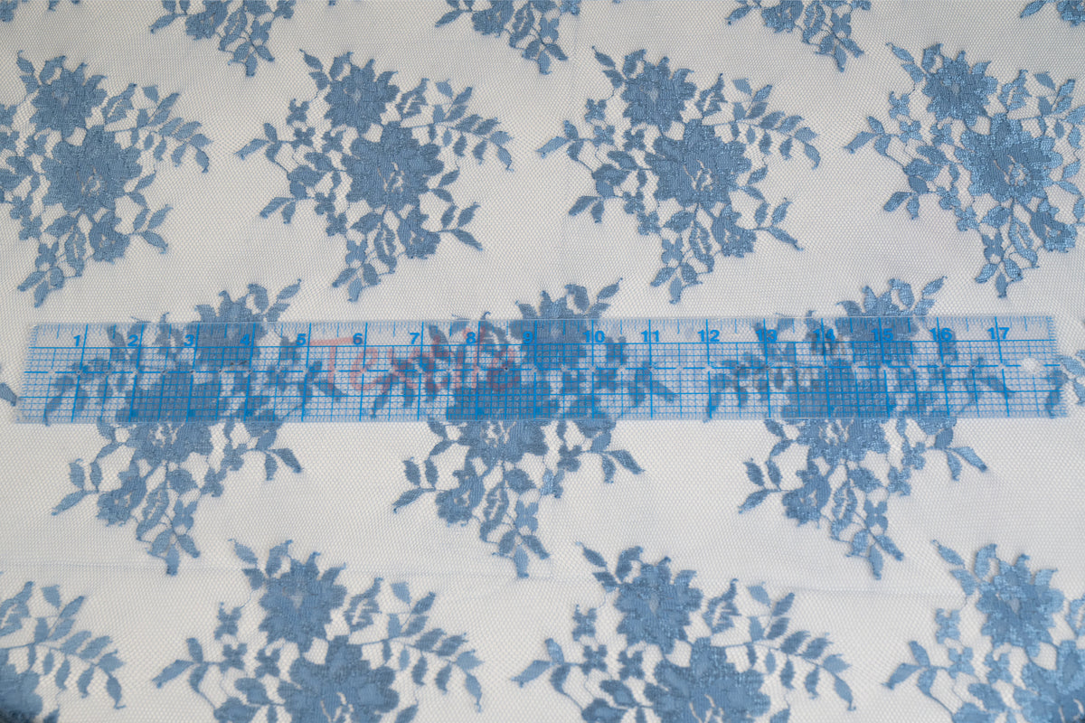 Chantilly Lace Fabric | 52” Wide | Elegant Floral Lace for Bridal & Formalwear