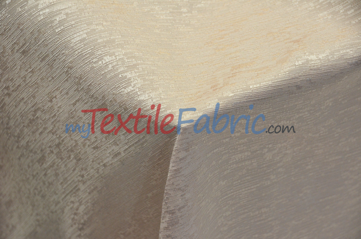 Luxury Jacquard Fabric | Luxury Brocade | 60" Wide | Drapery, Curtains, Tablecloth, Costume | Multiple Colors |