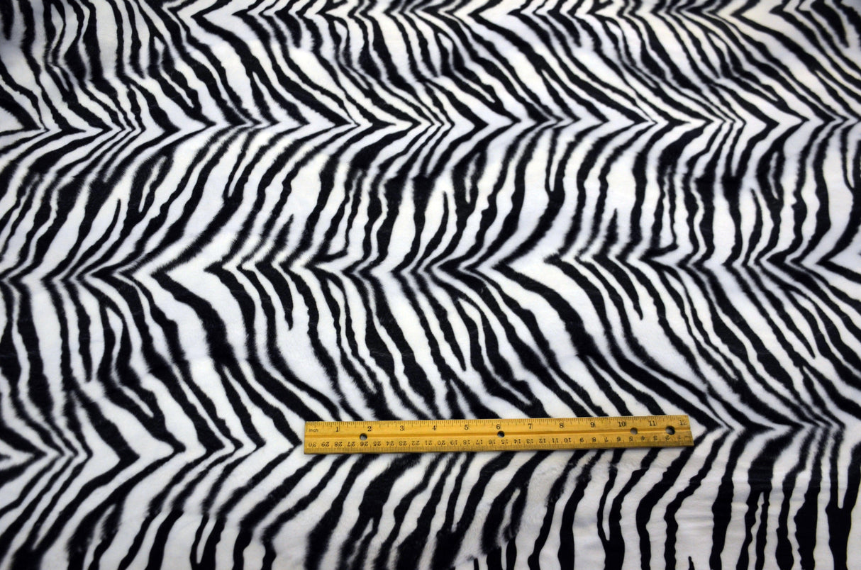 Velboa Faux Fur Fabric by the Yard | 60" Wide | Cow Velboa | Zebra Velboa | Leopard Velboa |