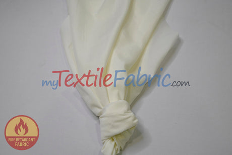 120” Flame Retardant Ivory Cotton Sheeting | Extra-Wide | Safe & Versatile for Events, Drapery & Scenic Use