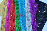 Holographic Shimmer Sequins Fabric | Lightweight & Flowy | 45” Wide | Dazzling Sparkle for Apparel & Costumes